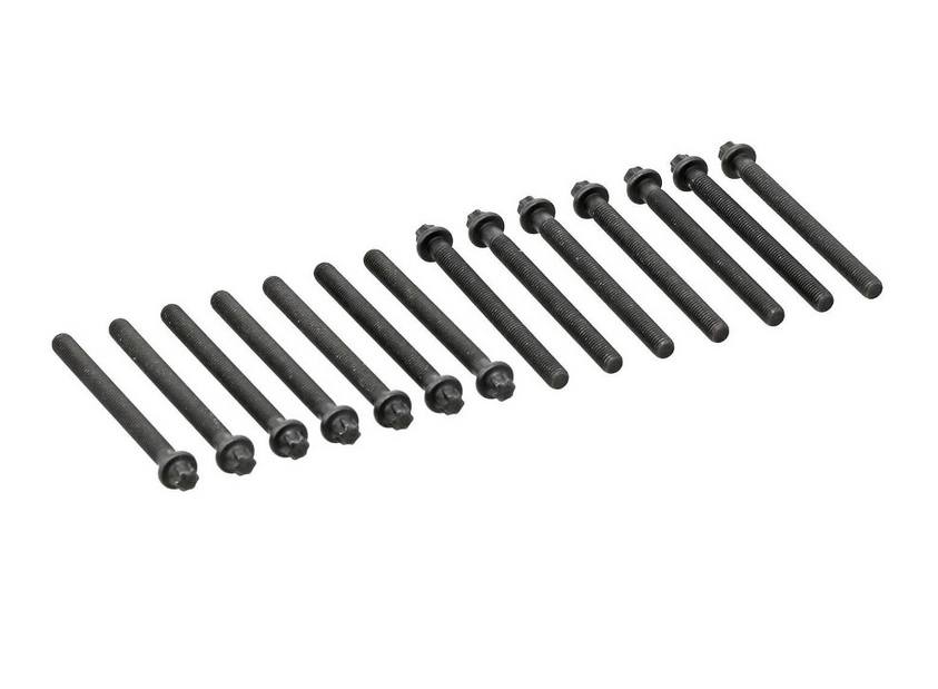 BMW Cylinder Head Bolt Set (Set of 14) 11121740065